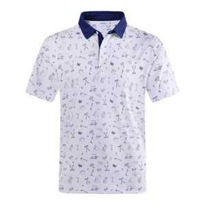 เสื้อโปโลแฟชั่นเข้ารูประบายอากาศผ้าฝ้ายลำลองแขนสั้นผู้ชายเสื้อผ้าฤดูร้อนแบบเรียบขายส่งเครื่องแต่งกายจำนวนมาก - Product Image 6