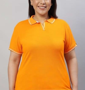 Polo de sport pour femme Dry Fit Performance, respirant et anti-transpiration, idéal pour le tennis et le badminton - Product Image 1