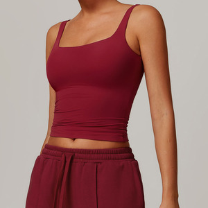 Venta al por mayor de camisetas sin mangas de las mujeres personalizadas de algodón Casual Tops de verano para damas OEM/ODM Fábrica de tallas grandes disponibles - Product Image 2