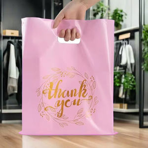 ถุงใส่เสื้อยืดพิมพ์ลายแบบตัดด้วยพลาสติกสำหรับสัตว์เลี้ยงของขวัญเสื้อผ้าสำหรับซูเปอร์มาร์เก็ต - Product Image 2