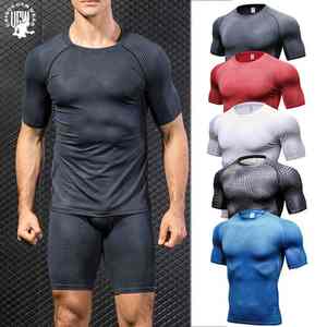 Camisetas deportivas de manga larga para hombre, camisas de compresión con estampado de superhéroes para gimnasio - Product Image 3