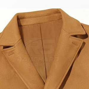 Abrigo Largo para Hombre, Grueso, Corte Entallado, Abrigo de Invierno, Abrigo Largo Moderno para Hombre, Ropa Exterior Informal para Exteriores - Product Image 5