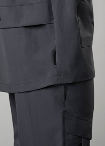 Nouveauté OEM Pantalon design avec logo personnalisé Pantalon à poches multiples 100% Polyester Hip Joggers Pantalon pour homme droit à rayures incurvées - Product Image 2