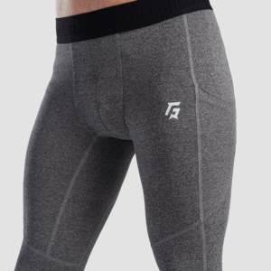 Leggings de compression pour hommes GA 2.0, couleur grise - Product Image 4