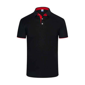 Chemise décontractée pour homme à manches courtes en coton et fibre de bambou respirante avec logo personnalisable sur le devant, grande taille, été - Product Image 5