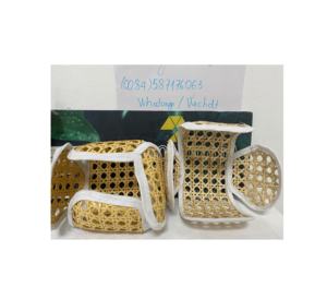 Vietnam usine nouveau demi-visage casque doublure rotin osier avec coussinets amovibles remplacement de qualité pour casques accessoires - Product Image 3