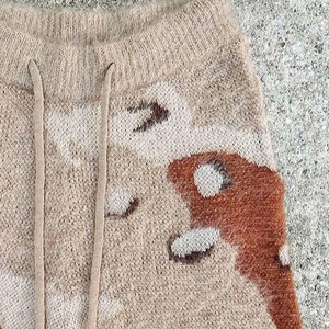 Colección Invierno 2025, Pantalones Cortos de Mohair Estilo Colores Claro Pastel para Mujer, Tejido Grueso, Diseño Personalizado, 100% Material Cálido - Product Image 6