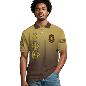 Iota phi theta เสื้อโปโลผู้ชายคลาสสิก1963สมาคมกรีกผ้าฝ้ายปักแบบพรีเมียม - Product Image 4