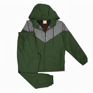 New Custom High Quality Vintage Hooded Breathable Activewear Tracksuit for Men - Product Image 2