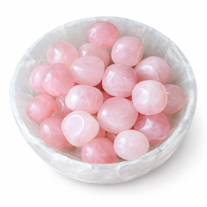 Pierres Roulées en Quartz Rose Naturel en Gros, Sculptées, Lisses et Polies, Cristal Rose pour l'Amour, l'Énergie de Guérison, l'Artisanat, les Chakras et les Cadeaux - Product Image 1