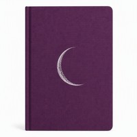 Carnet de notes en forme de croissant de lune, impression personnalisée, vente en gros, couverture rigide