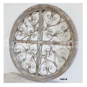 <b>Metal</b> <b>Framed</b> Wall <b>Mirror</b> Matte <b>Black</b> Rectangle Farmhouse <b>Mirror</b> HD Tempered Glass Wall-Mounted Decorative <b>Mirror</b> - Product Image 5