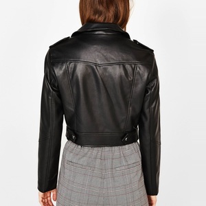 Chaqueta de Cuero Sintético para Mujer, Estilo Moderno, con Cierres Decorativos, Transpirable y Atrevida - Product Image 6
