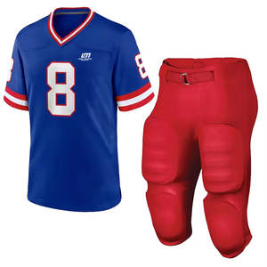 Diseña Tu Propio Uniforme de Fútbol Americano con Logotipo, Ropa Deportiva Transpirable para Entrenamiento, Uniforme de Fútbol Americano para Hombre - Product Image 1