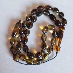 Islam <b>Gifts</b> Coffee Resin Amber Oval Shape 11*14mm 33 Prayer Beads Muslim Tasbih Tasbeeh <b>Islamic</b> Rosary Misbaha Wholesale - Product Image 3