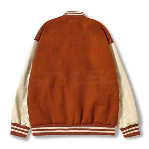 2023 nouveauté haute qualité décontracté laine veste léger uni couleur unie toile tissu col montant hiver bas prix - Product Image 2