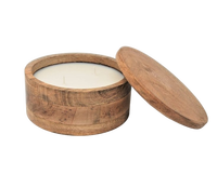 Cuenco de vela de madera de diseño antiguo, decoración única para interiores y exteriores para Navidad y cumpleaños para regalar