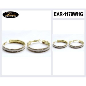 Orecchini Pendenti Linda Fashion con Zirconi Cubici, Placcati in Argento, Gioielli da Festa per Donne - Product Image 5