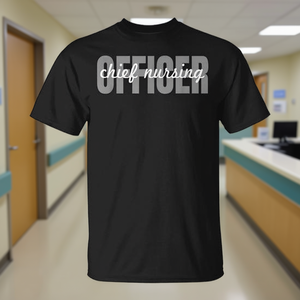 T-Shirt per Direttore Infermieristico, Unisex, Nera, Abbigliamento Promozionale - Product Image 3