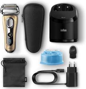 Afeitadora Eléctrica para Hombre Braun Serie 9 9299cc, Uso en Seco y Húmedo, Recargable e Inalámbrica con Recortadora de Precisión Integrada, Clean&Charge - Product Image 1