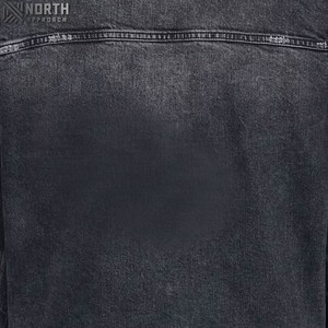 Veste en jean pour homme en gros personnalisable, de haute qualité, respirante et à séchage rapide, logo frontal, veste décontractée, taille/couleur personnalisable - Product Image 6