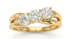 Anillo de Compromiso con Diamante de Corte Brillante Redondo, Joyería Clásica de Compromiso, Diamantes Cultivados en Laboratorio - Product Image 2