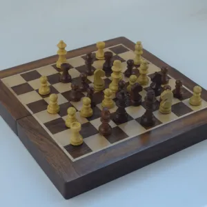 Ayaans Creations new 2023 wooden chess board with magnetic board and magnetic players