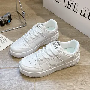 Wholesale Custom Logo Air Fashion Force walking shoes skateboard sneakers for men pu material casual shoes