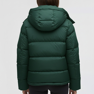 Chaqueta Acolchada de Alta Calidad, Personalizada, Estilo Urbano, Color Sólido, Cierre de Cremallera, Material de Poliéster con Relleno de Algodón - Product Image 3