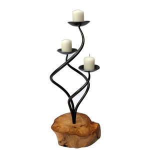 Soporte de vela grabado a mano de alta calidad Para Boda y decoración del hogar, soporte votivo de vela de Metal decorativo, acabado de 3 colores - Product Image 3