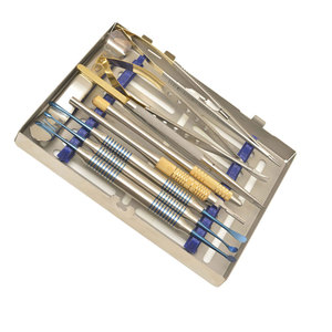 Kits de implantes dentales de Material de acero inoxidable de llegada caliente Kits de implantes dentales aprobados por CE 8 piezas con caja - Product Image 2