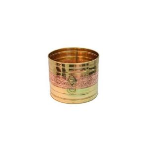 Pot de fleur en fibre de verre décoratif fait à la main en cuivre pour différents - Product Image 1