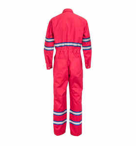 Haute visibilité jetable FR Hi Vis combinaison de protection coton vêtements de sécurité respirant ignifuge réfléchissant uniforme de travail - Product Image 2