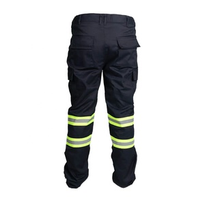 Pantalones Deportivos Casuales de Trabajo, Ligeros, Rectos, con Cierre de Cremallera, 100% Algodón, Transpirables, Ecológicos y Reflectantes para Minería de Carbón, en Oferta - Product Image 3