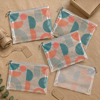 Pochettes zippées en PVC transparent personnalisées pour kits de marque et emballages de vente au détail