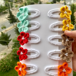 Pinces à cheveux au crochet pour filles femmes, pinces à cheveux vintage, accessoires pour cheveux pour tout-petits et bébés pinces à franges OEM fabriquées au Vietnam - Product Image 5