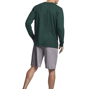 Color sólido al por mayor de talla grande personalizado camisetas de los hombres de alta calidad personalizada 100% algodón camisetas - Product Image 6