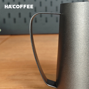Pembuat Kopi Latte dengan Corong Tuang, Logo Kustom, Bahan Stainless Steel 304, Pitcher Susu untuk Barista - Product Image 5