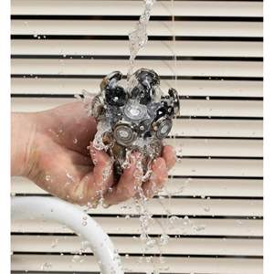 Recortadora Eléctrica Rotativa para Hombre, de Acero Inoxidable, con Cinco Cuchillas Triples, Resistente al Agua, Lavable, para Cara y Cuerpo, Afeitadora de Repuesto para Uso en Autocaravanas - Product Image 2