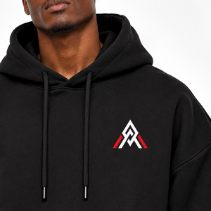 Sweat à capuche oversize en molleton 100 % coton noir de qualité supérieure pour homme, nouveau style 2026, avec logo personnalisé, streetwear d'hiver sur mesure - Product Image 5