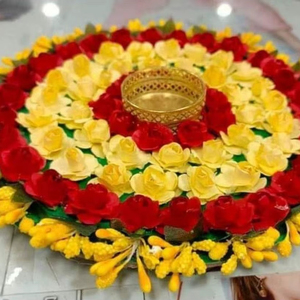 Attractive Rangoli Floral <b>Tealight</b> <b>Holder</b> for Valentines Day Decor Handmade Diyas Wedding Diwali Home Decoration Centerpiece - Product Image 1