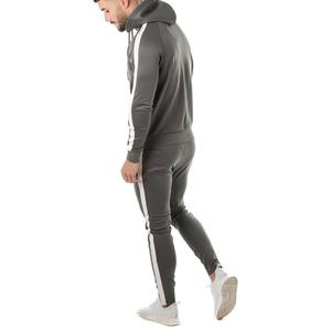 Vente en gros de pantalons larges en coton éponge pour hommes, pantalons de survêtement unis à taille élastique pour femmes, joggers décontractés pour hommes, joggers de sport brodés pour femmes - Product Image 2