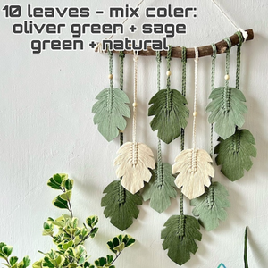 Décor de maison en demande: meilleure vente 2024 Vietnam fait à la main en coton en forme de feuille - Product Image 5