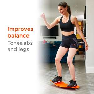 กระดานทรงตัวสำหรับออกกำลังกายแบบแอโรบิก คาร์ดิโอ และโยคะ กระดานบิดตัวสำหรับบริหารกล้ามเนื้อหน้าท้อง เอว แกนกลางลำตัว ขา หลัง และไหล่ - Product Image 5