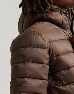 Chaqueta acolchada cálida de invierno de todos los colores sólidos para adultos, capucha informal, prendas de vestir impermeables, cremallera frontal, calle alta, OEM teñido - Product Image 5