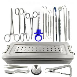 Vaslcare-Kit de Implantes para Cirugía Dental Oral con Caja, Instrumentos Quirúrgicos Básicos de Odontología, 19 Unidades - Product Image 1