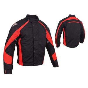 Chaqueta larga para montar en motocicleta para hombres y mujeres Racing con protectores y forro a prueba de viento Textile Touring Jacket - Product Image 6