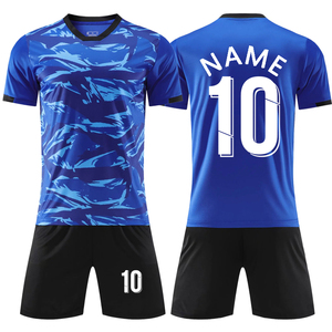High Quality Custom Sublimation Soccer Jerseys for Adults Breathable Lightweight Waterproof Polyester/Cotton Quick Dry Football - Product Image 3