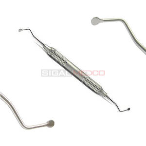 Empujador de Cordón Gingival, Instrumentos Dentales Profesionales, Acero Inoxidable Alemán, Mango Hueco Manual con Control de Agarre, Instrumentos Médicos - Product Image 1