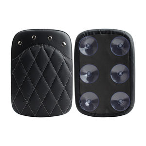 Cojín de asiento de almohada de cuero negro personalizado para Honda Yamaha Bobber <span class=keywords><strong>Chopper</strong></span> Sportster conductor delantero motocicleta cojín respaldos - Product Image 3